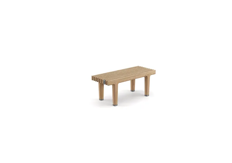 Gartenbank Holzbank 2-Sitzer DEDON SEALINE Bank